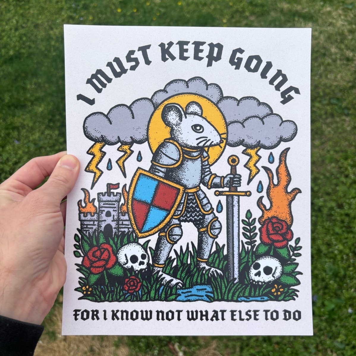 I must keep going print. *3 sizes available* - Print - Pretty Bad Co.