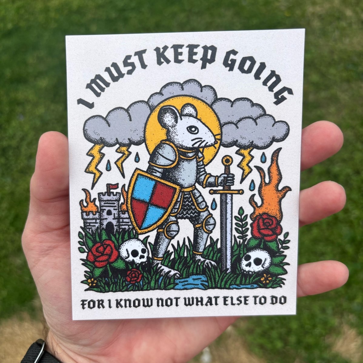 I must keep going print. *3 sizes available* - Print - Pretty Bad Co.
