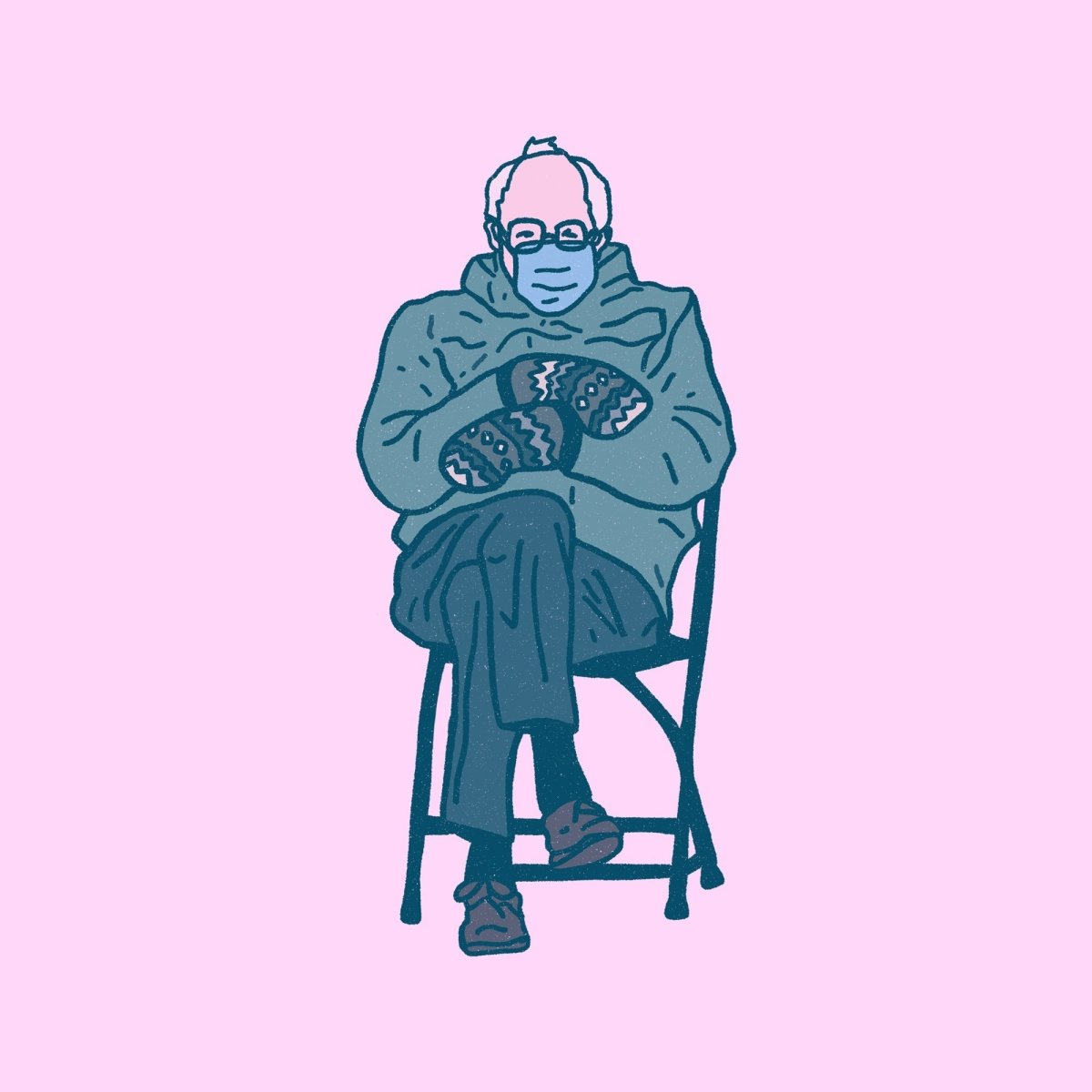 Bernie Chairman Print - Print - Pretty Bad Co.