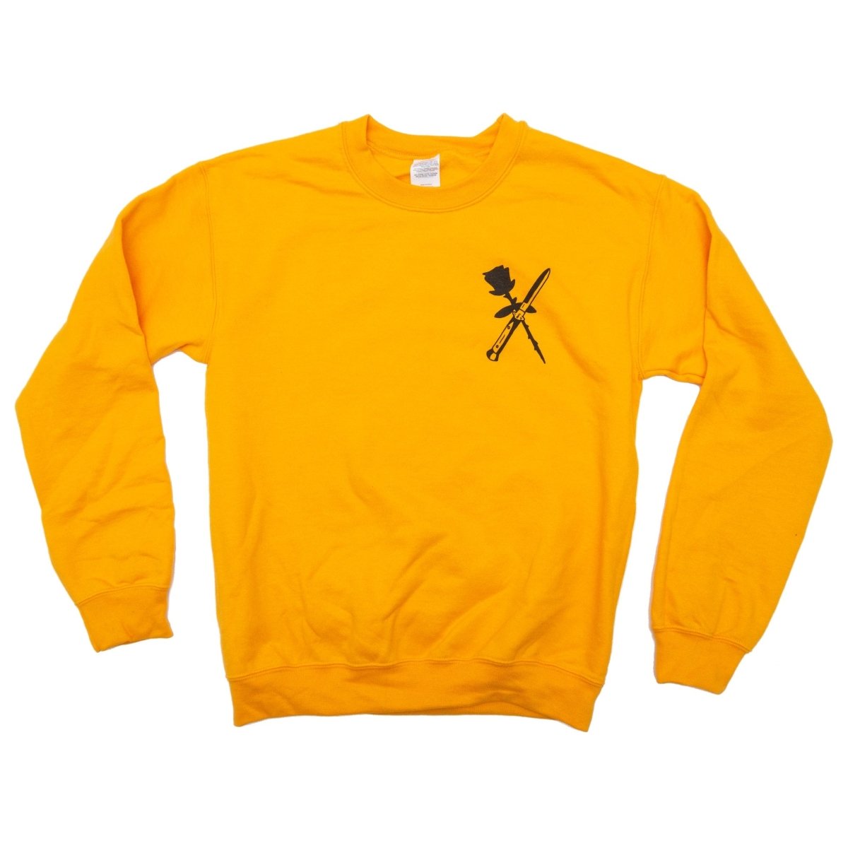 Endure Survive Rose and Switchblade Crewneck Sweatshirt - Sweatshirt - Pretty Bad Co.