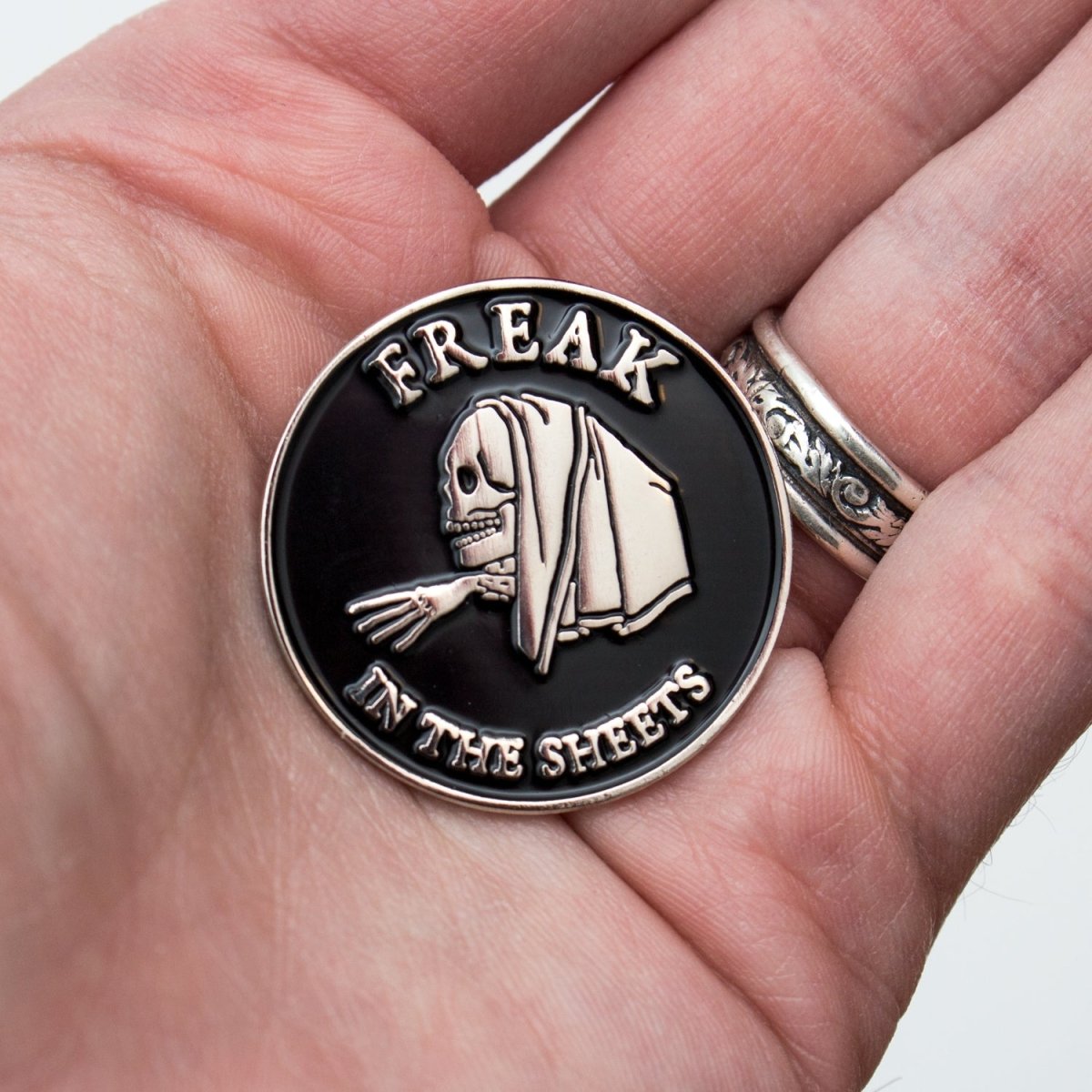 Freak In The Sheets Pin - Enamel Pin - Pretty Bad Co.
