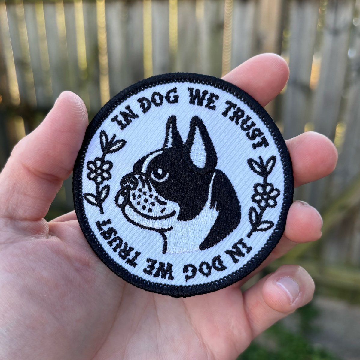In dog we trust patch - Patch - Pretty Bad Co.
