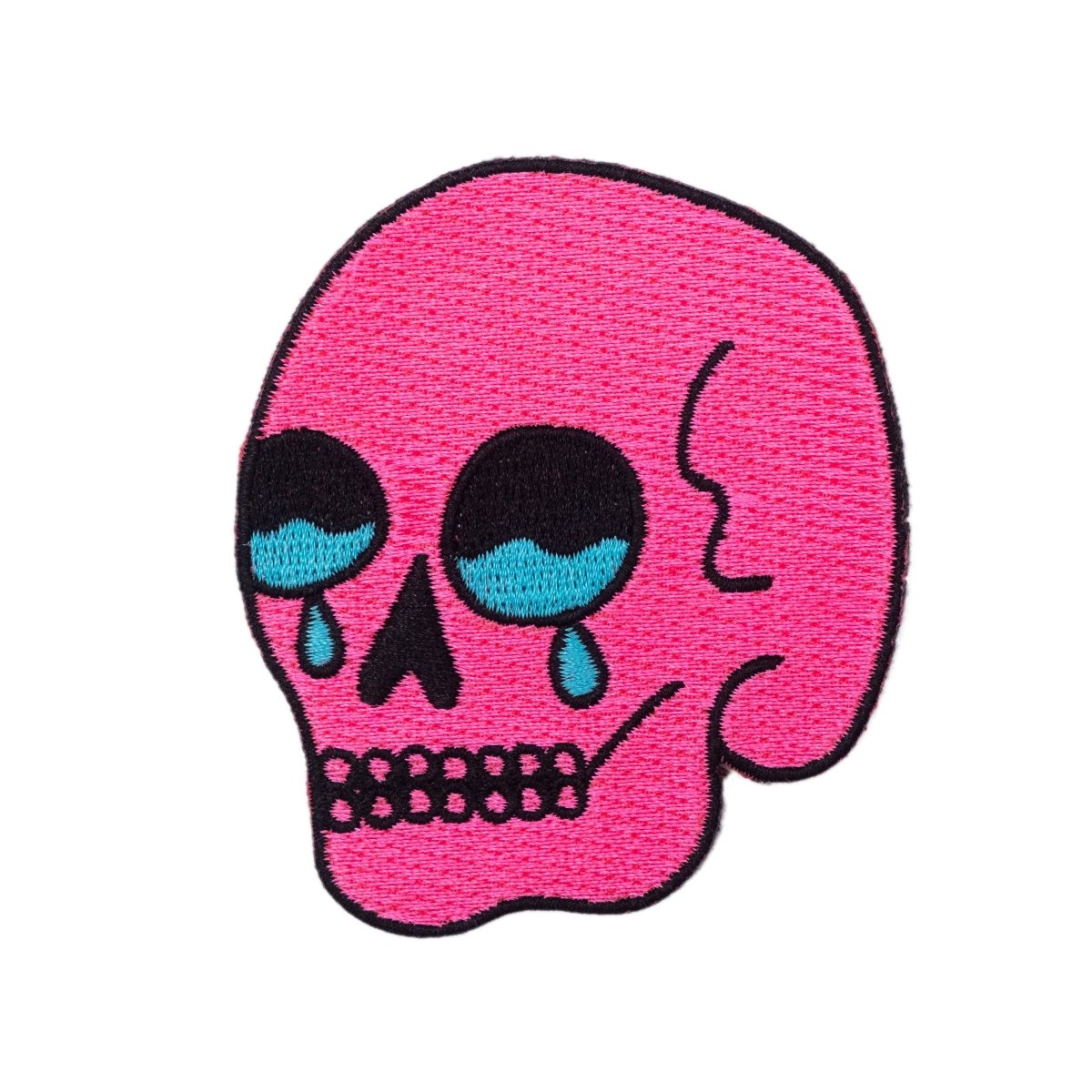 EVIL EYE SKULL EMBROIDERED PATCH