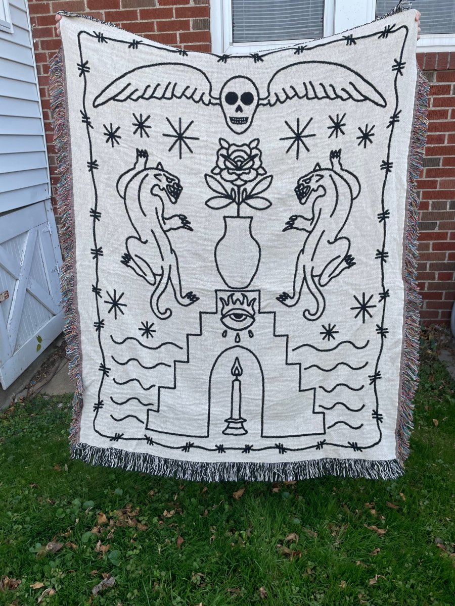 Portal 22 Woven Blanket - Woven Blanket - Pretty Bad Co.