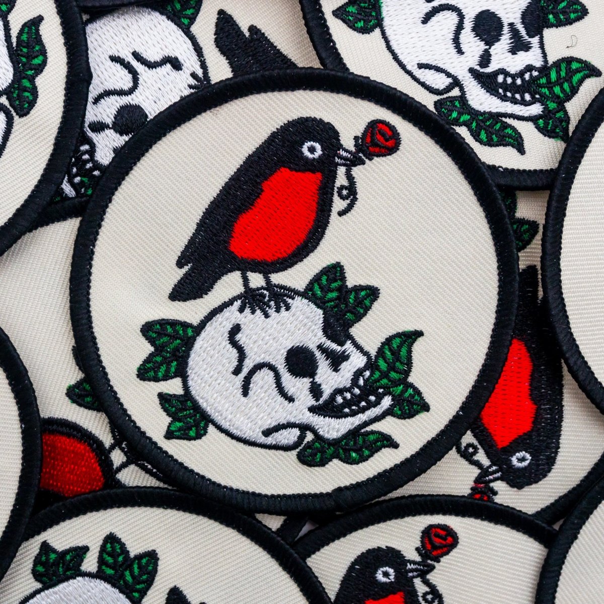Red Robin and Skull Patch - Patch - Pretty Bad Co.