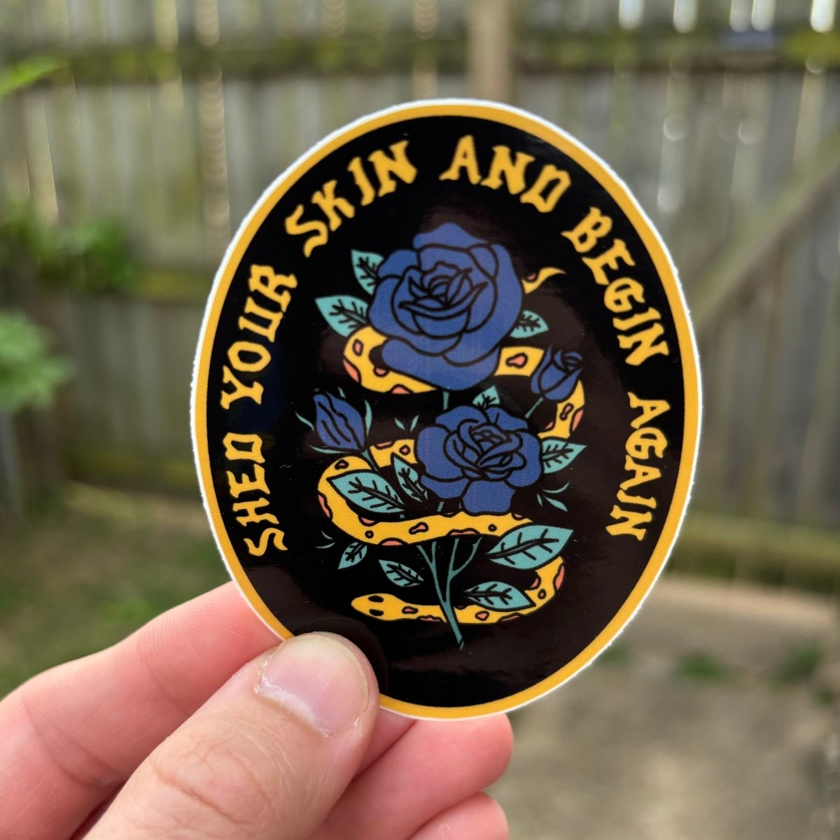 Shed Your Skin Sticker - Sticker - Pretty Bad Co.