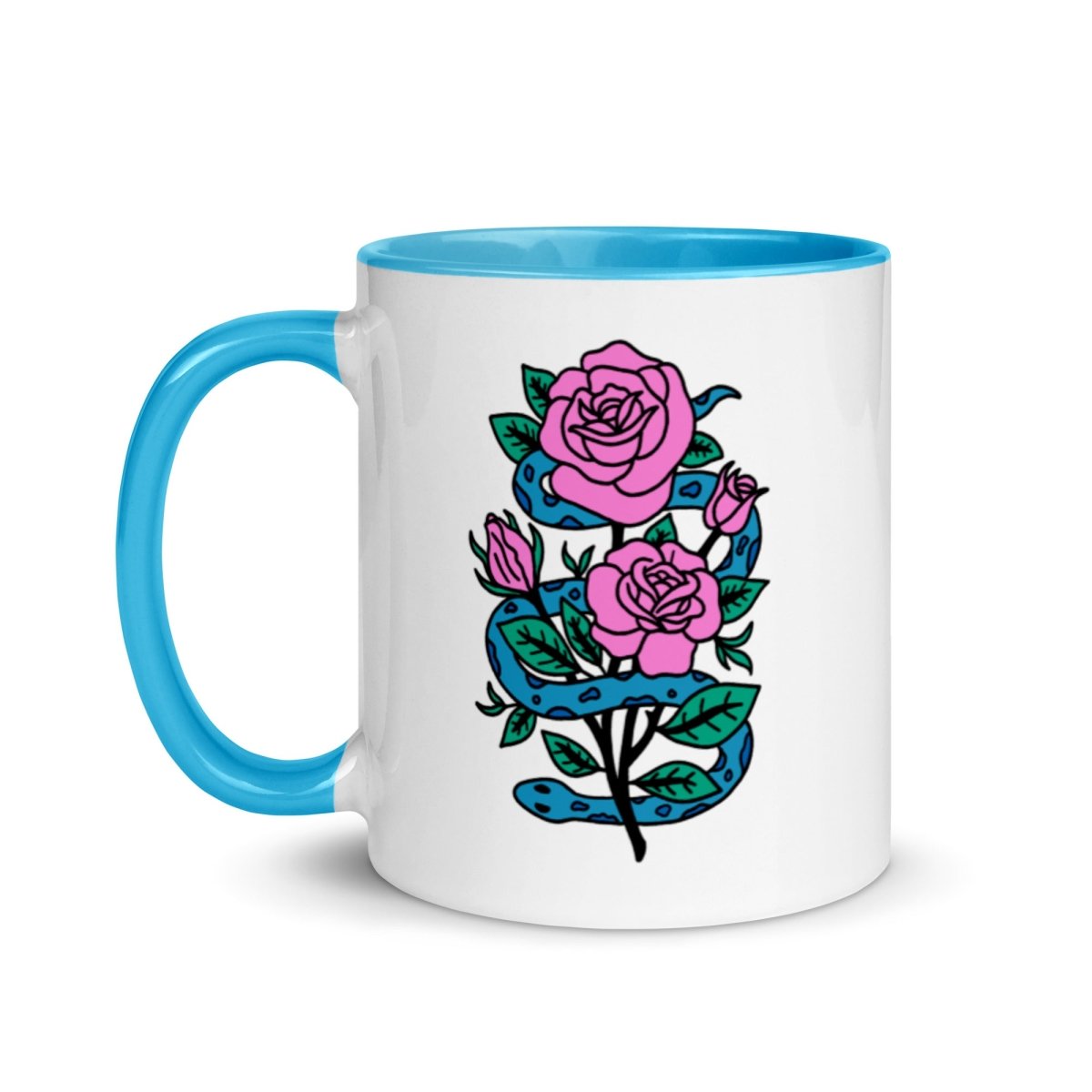 Snake and rose mug - Mug - Pretty Bad Co.