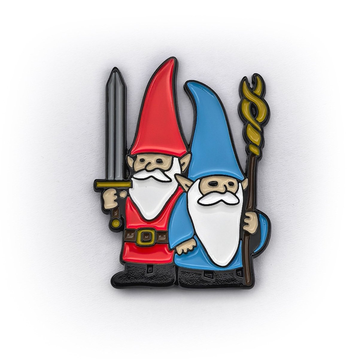 Battle gnomes pin - Enamel Pin - Pretty Bad Co.