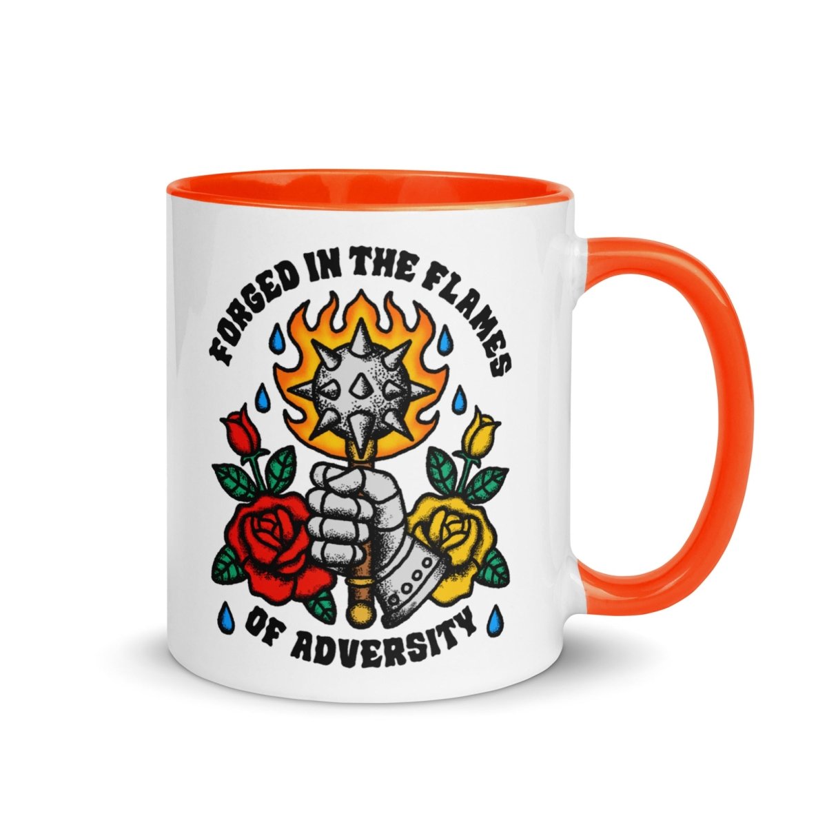 Forged in the flames of adversity mug - Pretty Bad Co.