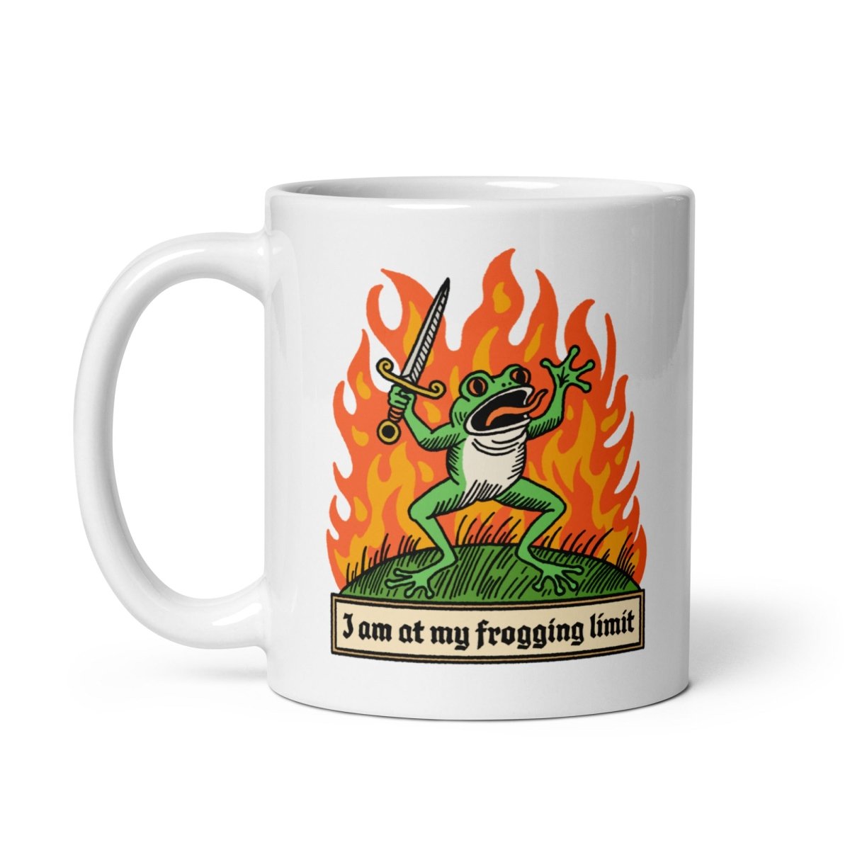 I am at my frogging limit mug - Pretty Bad Co.