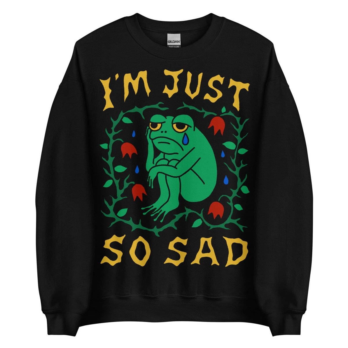 I'm just so sad sweatshirt (black) - Sweatshirt - Pretty Bad Co.