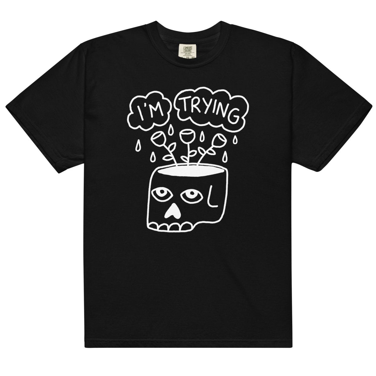 I’m trying tshirt (mono) - Pretty Bad Co.