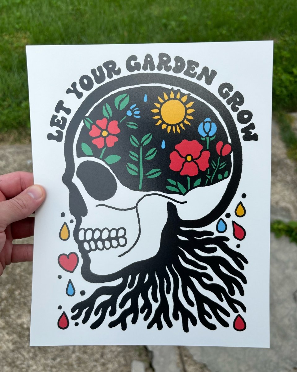 Pretty Bad Let your garden grow print – Pretty Bad Co.