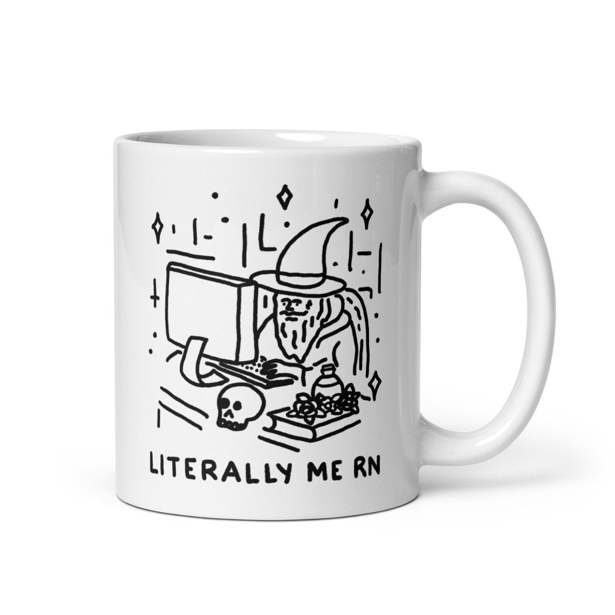 Literally me rn mug - Pretty Bad Co.