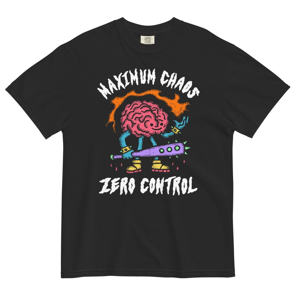 Maximum chaos t-shirt (black) - Pretty Bad Co.