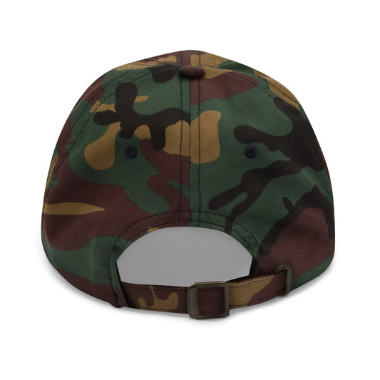 Pretty Bad Camo Chaos Hat - Baseball Cap - Pretty Bad Co.