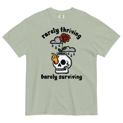 Rarely thriving, barely surviving tshirt - T-Shirt - Pretty Bad Co.