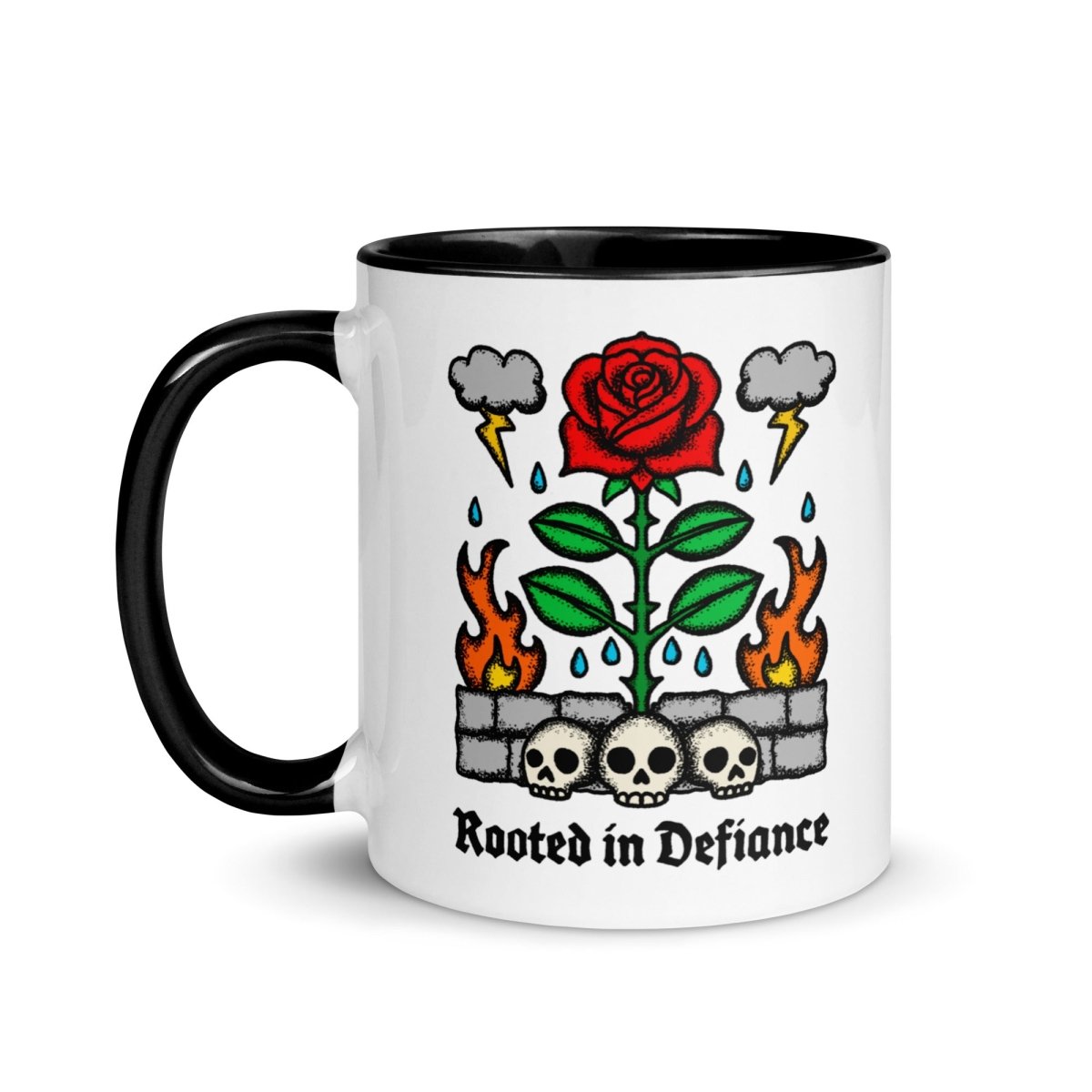 Rooted in defiance mug - Pretty Bad Co.