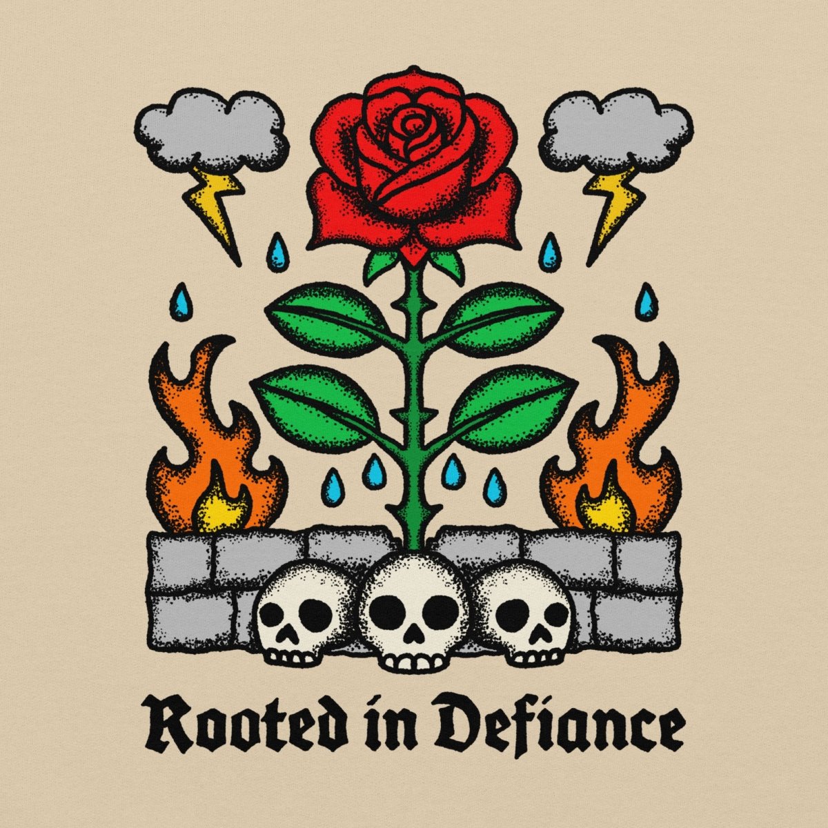 Rooted in defiance sweatshirt - Pretty Bad Co.