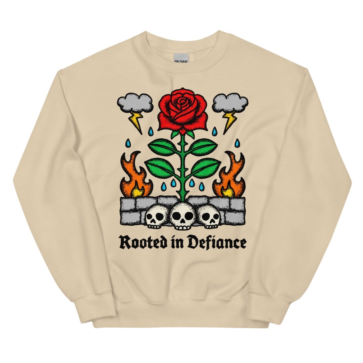 Rooted in defiance sweatshirt - Pretty Bad Co.