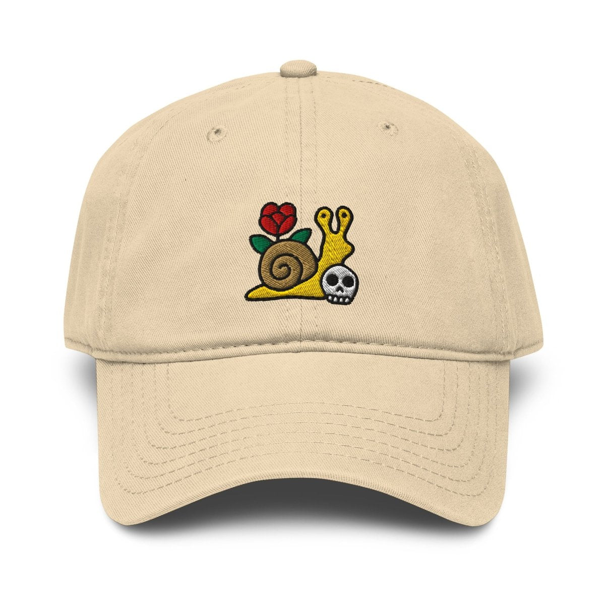 Snail garment washed hat (5 color options) - Dad Hat - Pretty Bad Co.