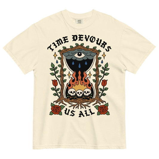 Time devours us all tshirt - T-Shirt - Pretty Bad Co.