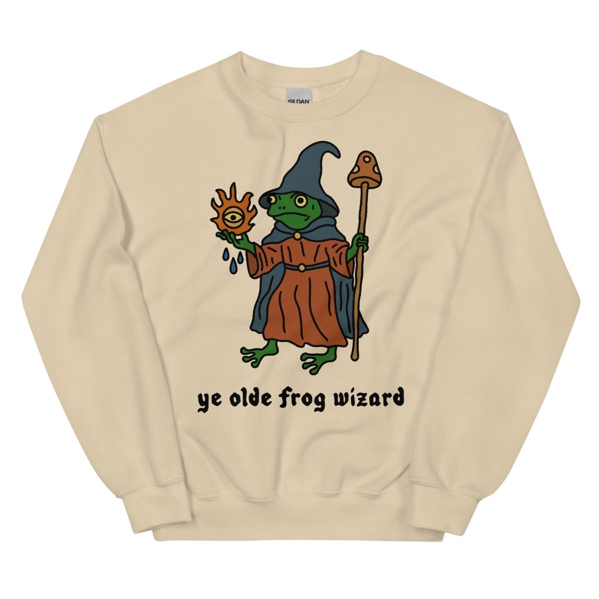 ye olde frog wizard 2.0 sweatshirt - Sweatshirt - Pretty Bad Co.