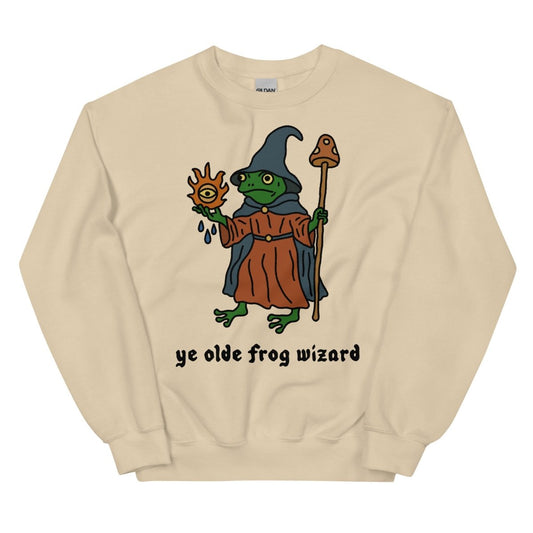 ye olde frog wizard 2.0 sweatshirt - Sweatshirt - Pretty Bad Co.