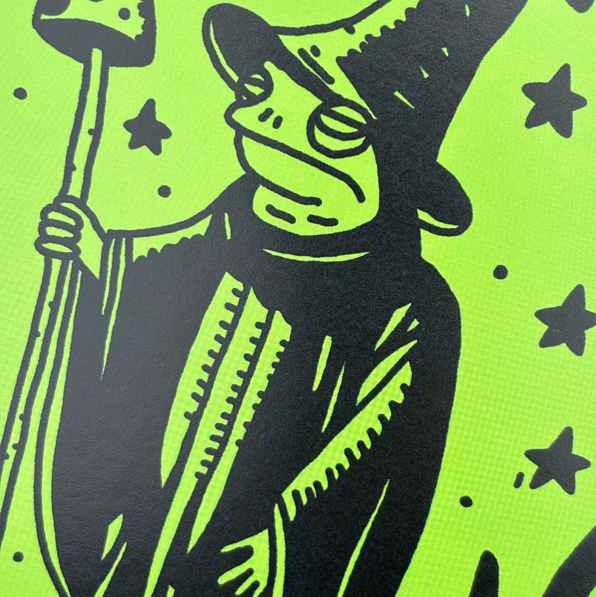 Ye olde frog wizard print - Print - Pretty Bad Co.