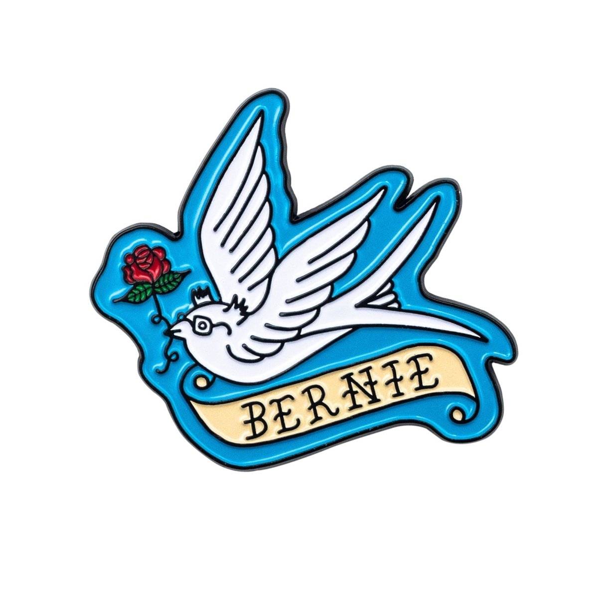 Bernie Bird Pin - Enamel Pin - Pretty Bad Co.