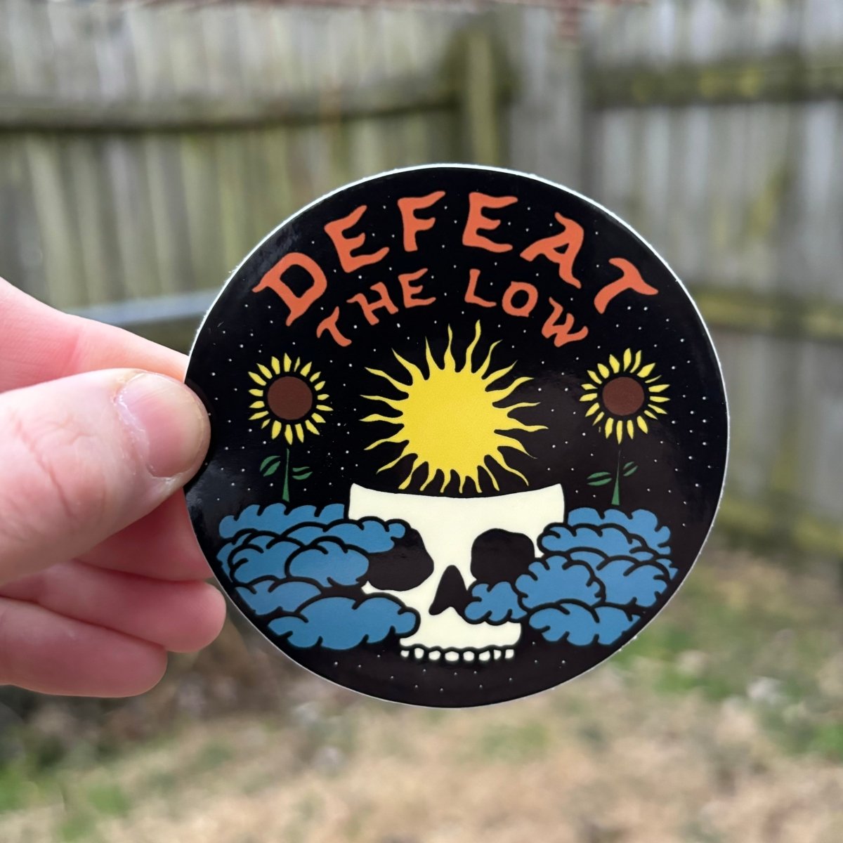 Defeat the low sticker - Sticker - Pretty Bad Co.