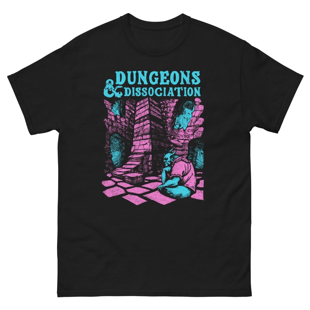 Dungeons & Dissociation Standard T-Shirt - T-Shirt - Pretty Bad Co.
