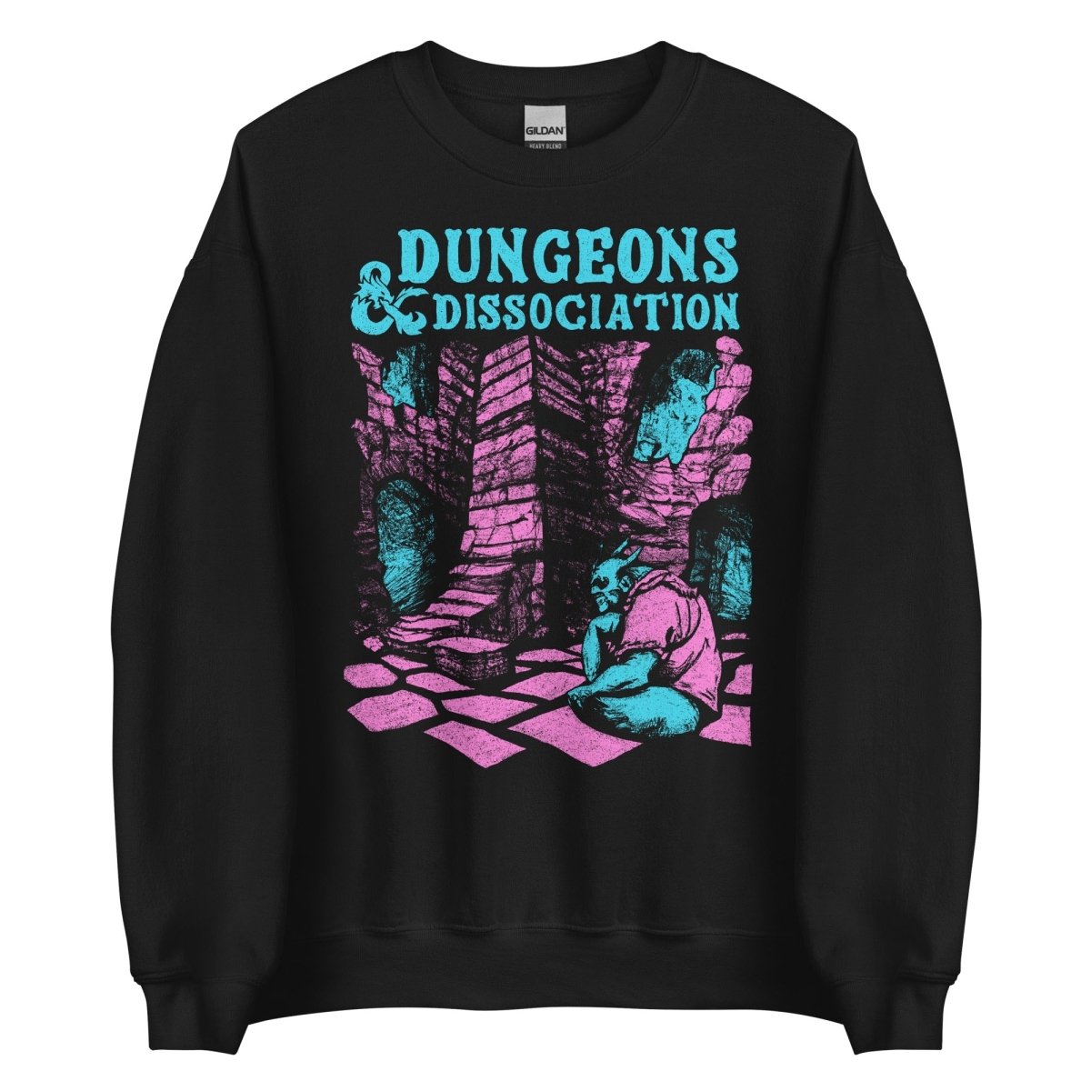 Dungeons & Dissociation Sweatshirt - Sweatshirt - Pretty Bad Co.