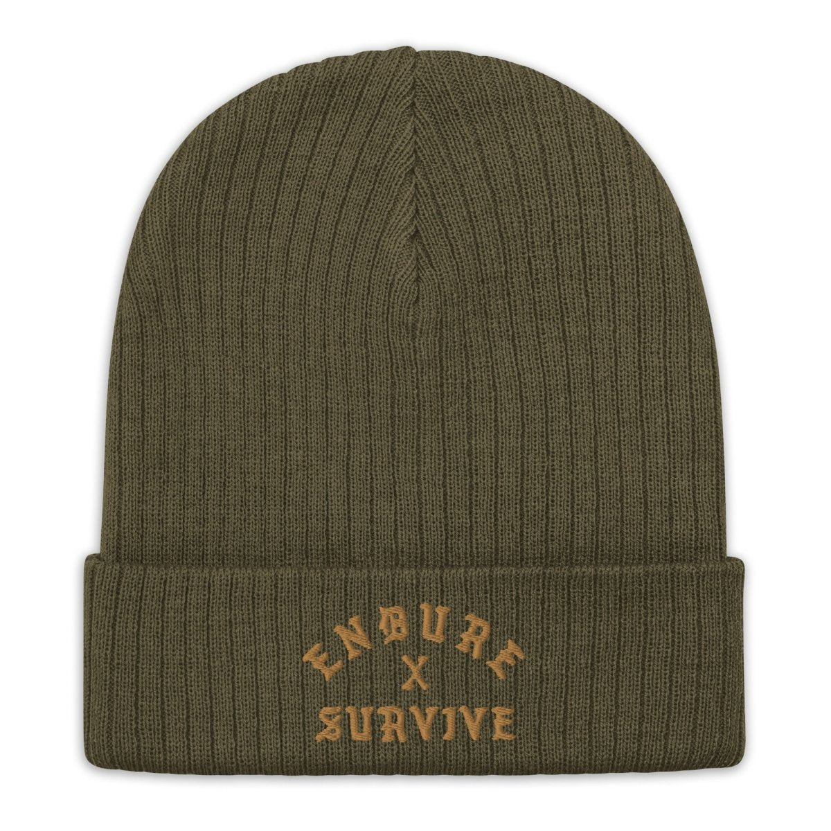 Endure X Survive Ribbed Knit Beanie - Beanie - Pretty Bad Co.