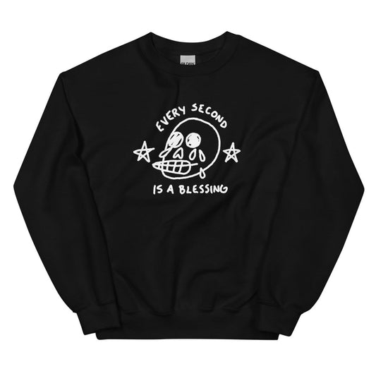 Every second is a blessing sweatshirt - Sweatshirt - Pretty Bad Co.