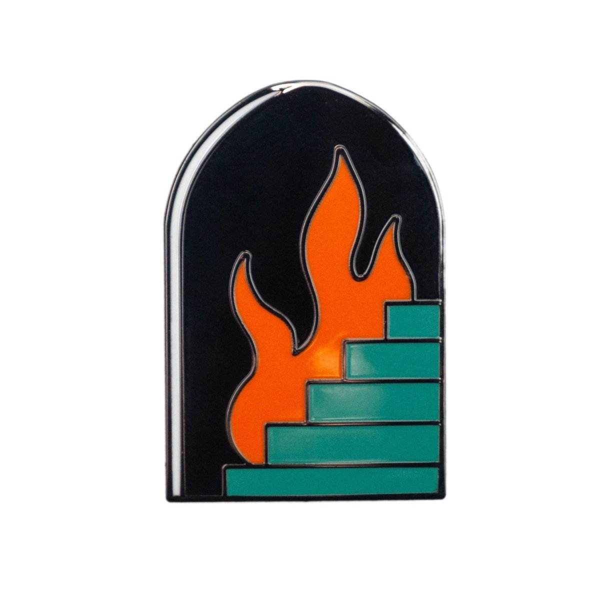 Fire stairs portal pin - Enamel Pin - Pretty Bad Co.