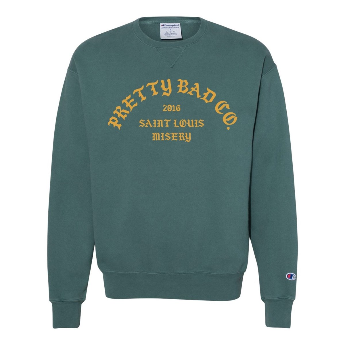 Garment Dyed Champion Pretty Bad Co. Origin Sweatshirt - Sweatshirt - Pretty Bad Co.