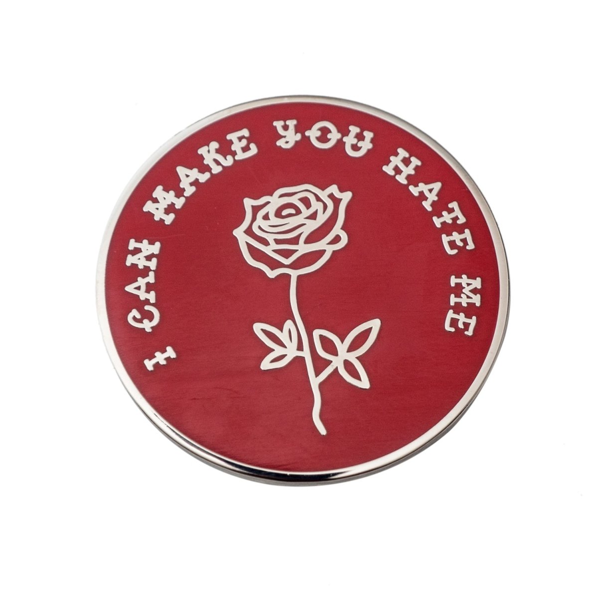 I Can Make You Hate Me Red Pin - Enamel Pin - Pretty Bad Co.