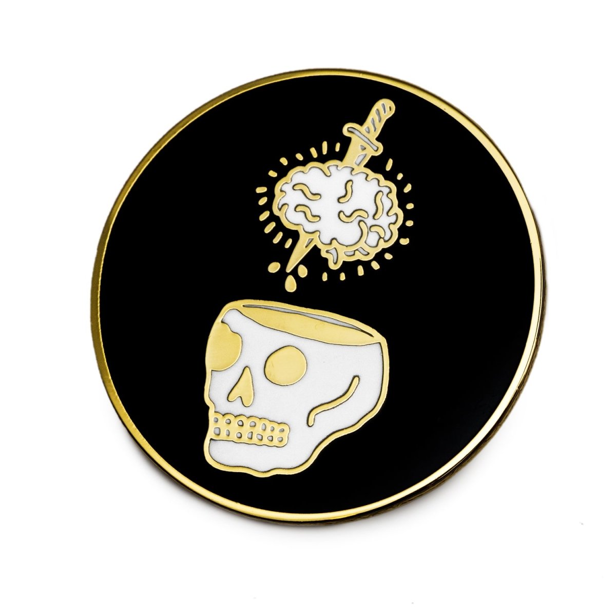I Don't Want To Think Pin - Enamel Pin - Pretty Bad Co.