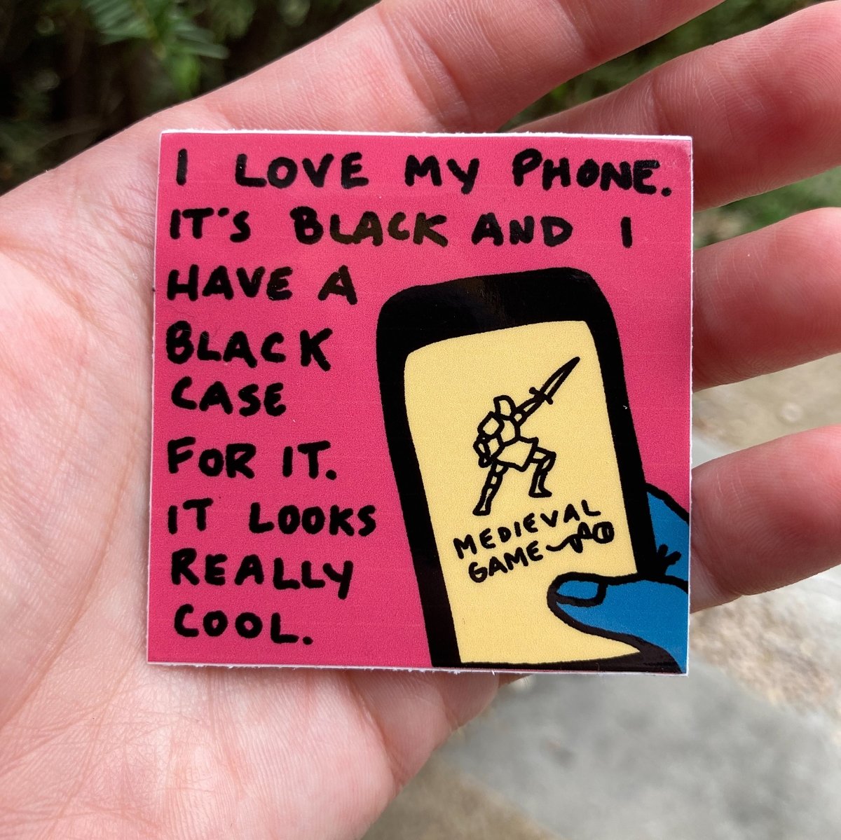 I love my phone sticker - Sticker - Pretty Bad Co.