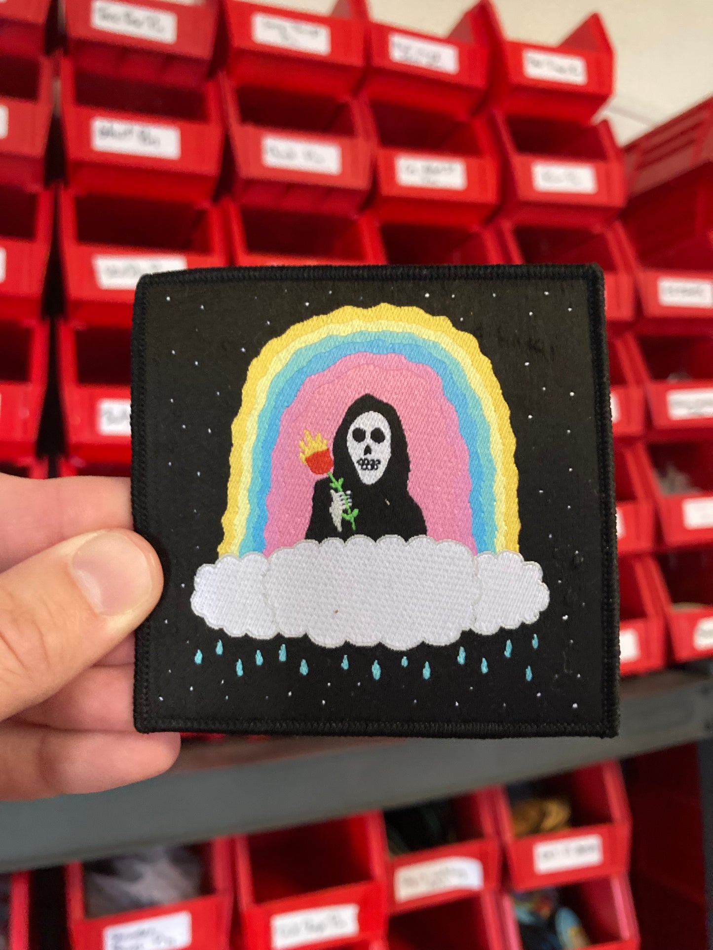 Reaper clouds rainbow patch