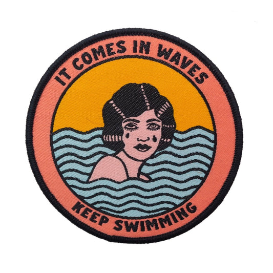 It Comes In Waves Patch - Patch - Pretty Bad Co.