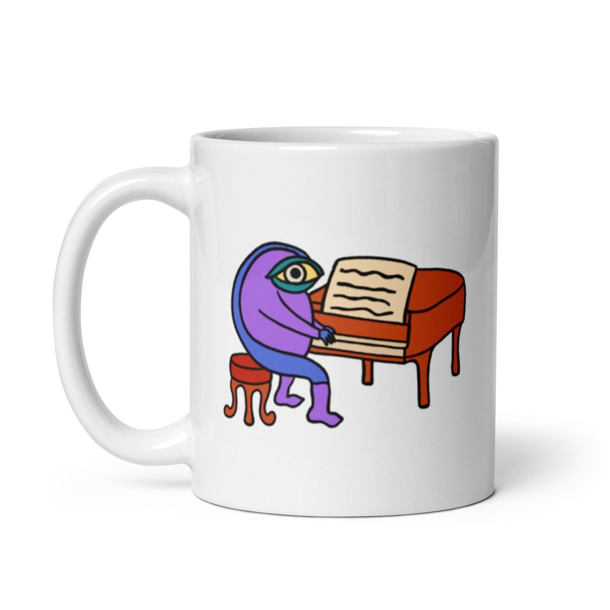 Master pianist cyclops mug - Mug - Pretty Bad Co.