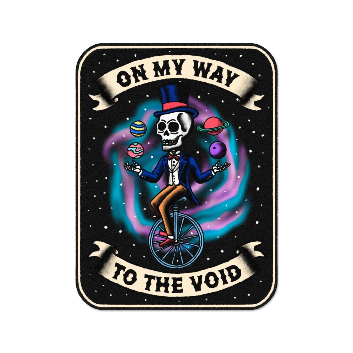 On my way to the void bumper sticker - Sticker - Pretty Bad Co.