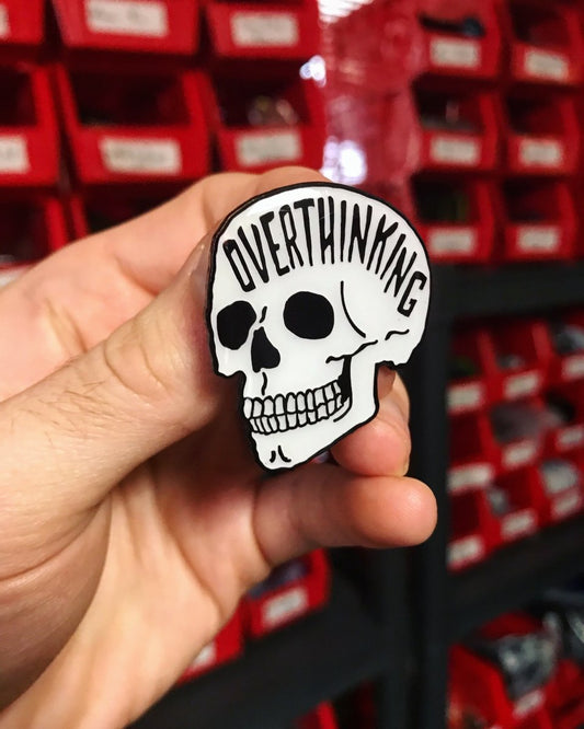 Overthinking Pin - Enamel Pin - Pretty Bad Co.