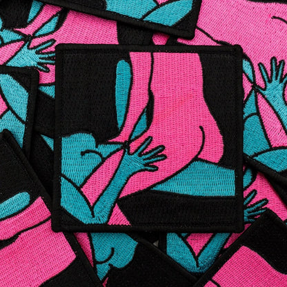Pink and Blue Lovers Patch - Patch - Pretty Bad Co.