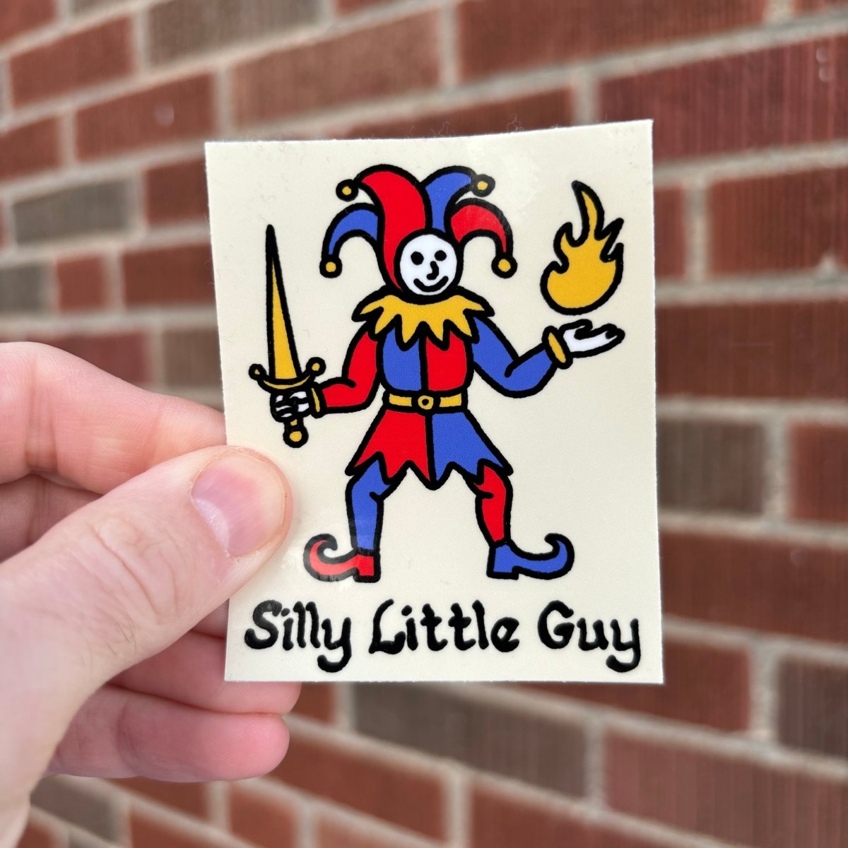 Silly little guy sticker - Sticker - Pretty Bad Co.