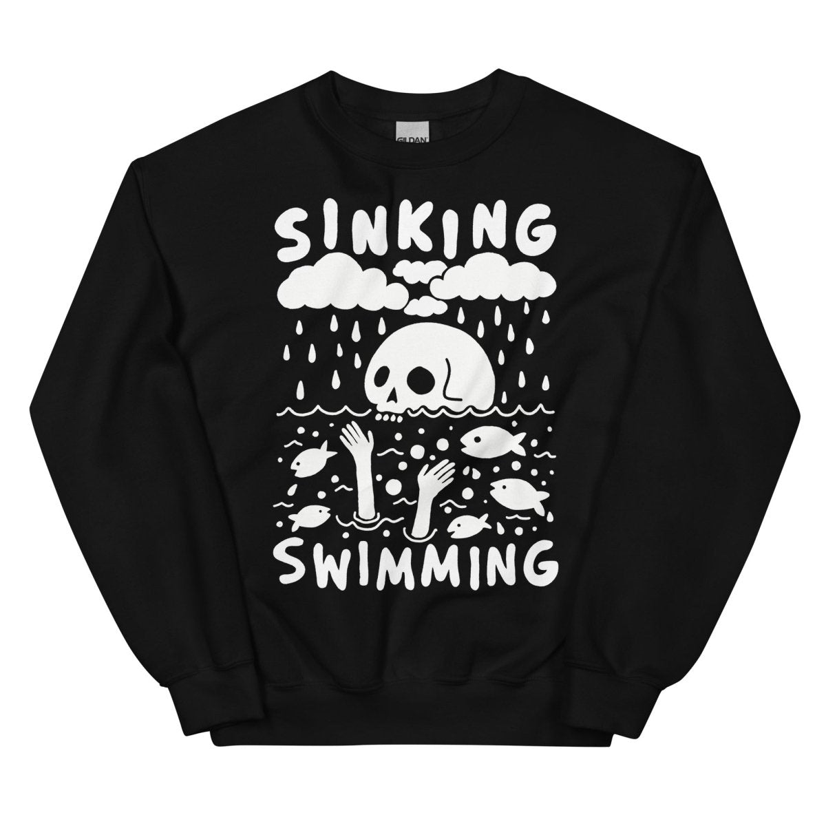 Sinking Swimming Sweatshirt - Pretty Bad Co.